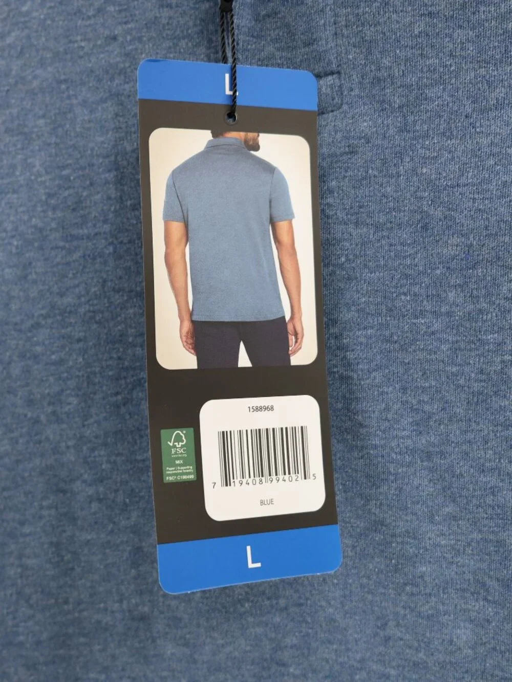 NWT Banana Republic Polo Shirt Men's Large Luxe Touch Performance Short Sleeve